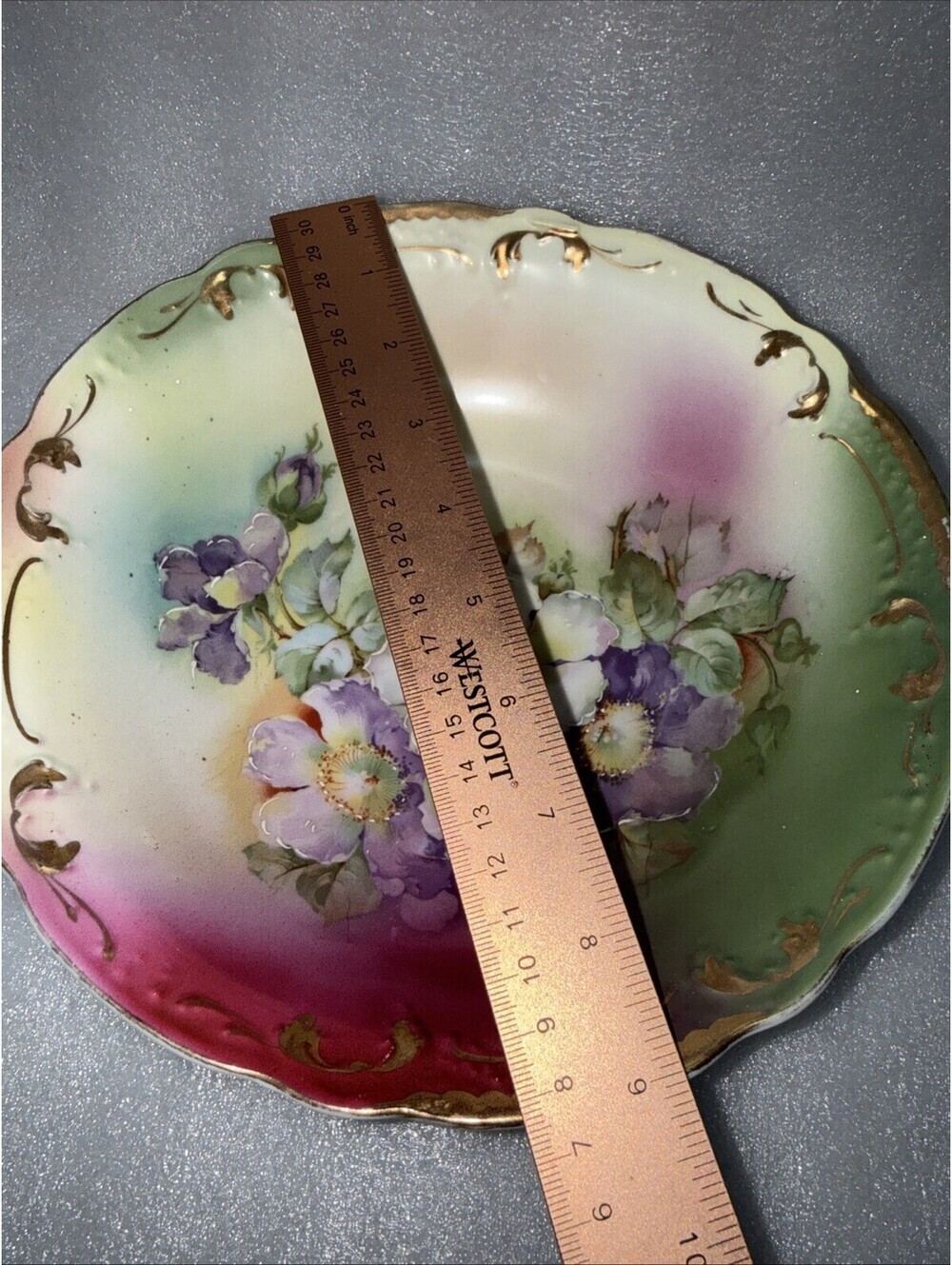 Victorian Vintage Hand Painted Floral - Picture 7 of 7